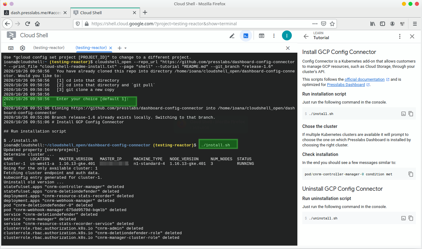 Google Cloud Shell