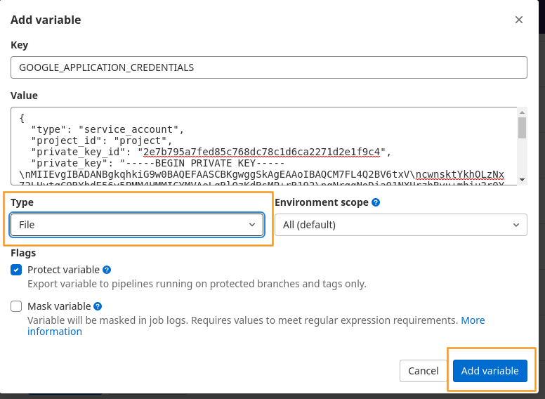 Gitlab Application Key