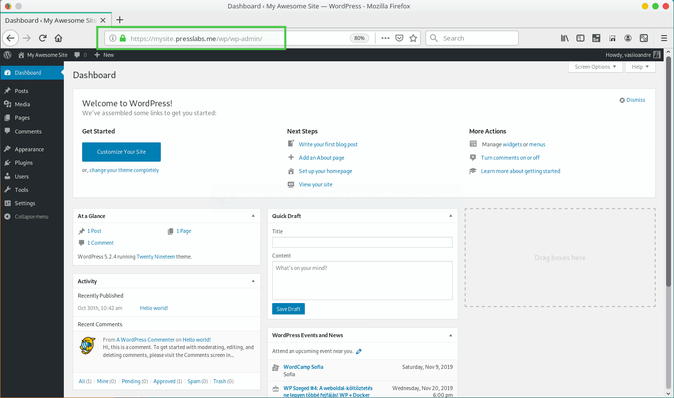 WordPress Admin