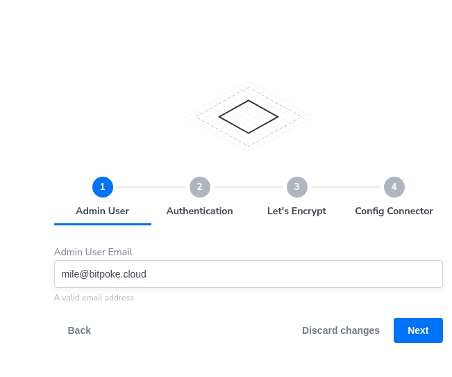 Configure the App Admin User