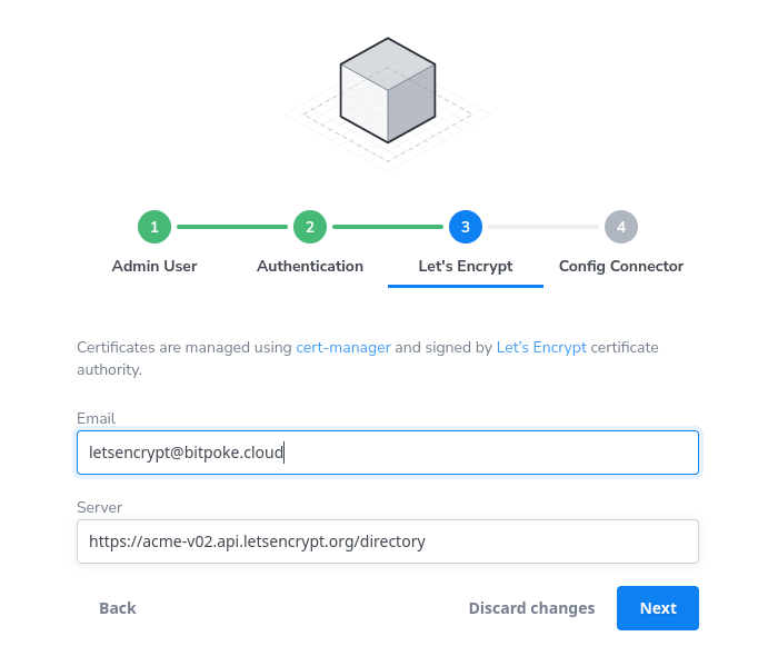 Configure Let's Encrypt