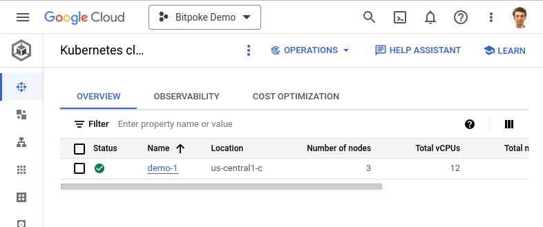 Find out GCP variable zone